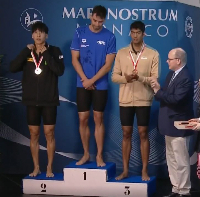 "센세이셔널!黃金세대" 黃선우100m 대회신-金우민 400m 개인베스트 …