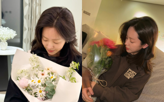 [SCin스타] 누가 꽃이야?…꽃보다 한지민!