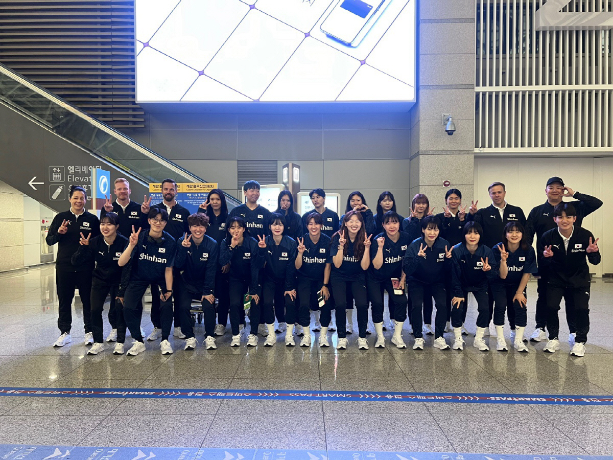 '파리 가는 유일한 구기 종목' 女 핸드볼 대표팀, 1차 유럽 전지훈련 …