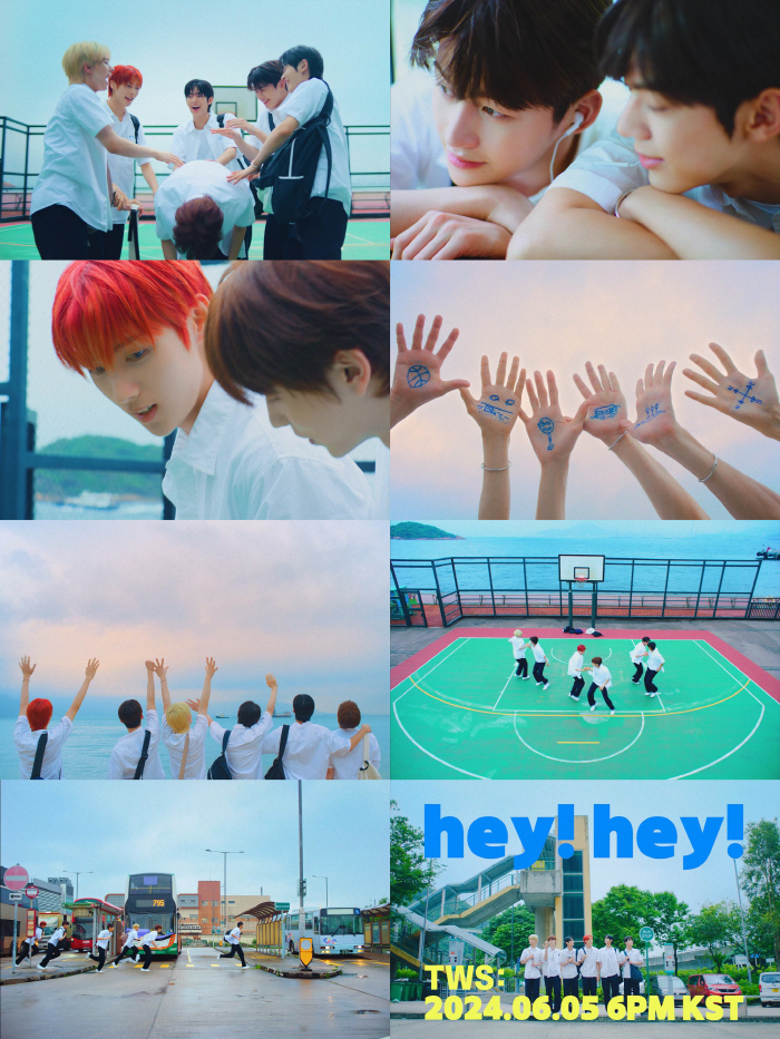 투어스, 선공개곡 '헤이! 헤이!'로 '첫만남' 장기흥행 잇는다…MV 티…