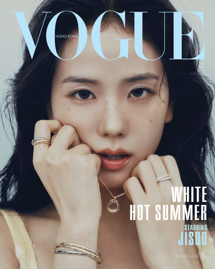 '블랙핑크' 지수, 이제 여배우 포스..홍콩 홀린 청초함