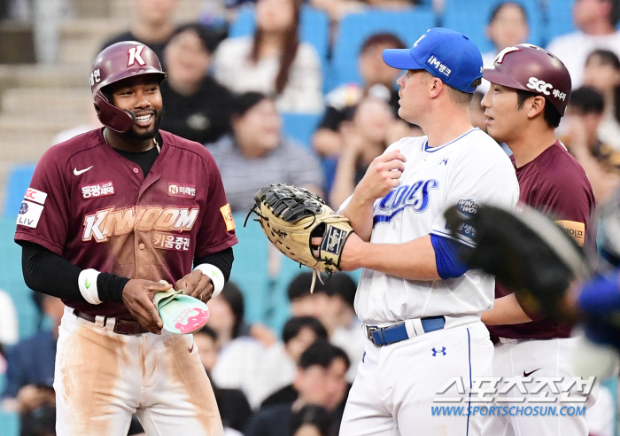 최다안타 1위 '복덩이' 외인타자가 이정후처럼 넘어졌다. "부상이라는 단…