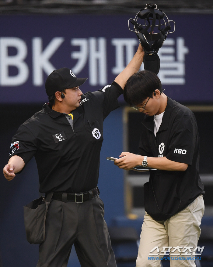 "주심이 직접 볼판정" ABS 먹통됐던 잠실, 이유는? KBO도 깜짝 놀…