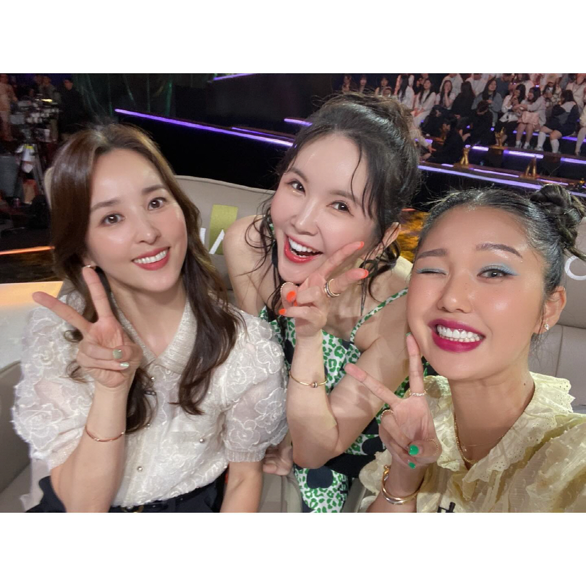 [SCin스타] 한혜진 '22살 차' 안유진과 투샷에도 밀리지 않는 최강…