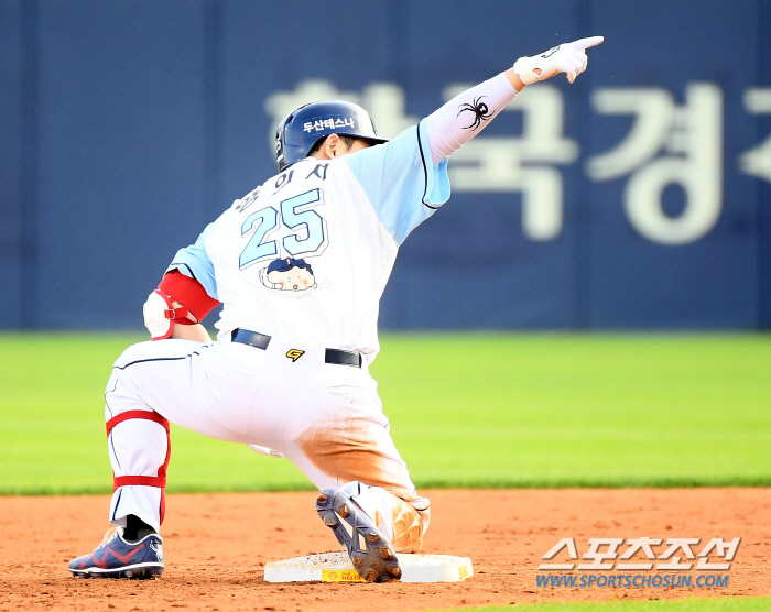 '0:5→7:5→9:6→9:8' 양의지 역전 결승타! '망곰의 축복' 두…
