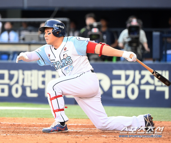 '0:5→7:5→9:6→9:8' 양의지 역전 결승타! '망곰의 축복' 두…