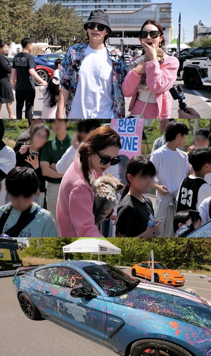 이다해♥세븐, 평소에도 슈퍼카 사랑 남다르더니…150억 대 모터쇼 방문 …