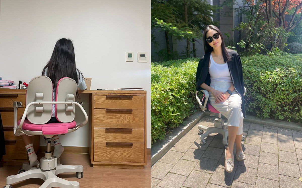 박진희, 너무 기특한 붕어빵 딸.."분리수거장서 발견한 의자 쓰겠다고..…