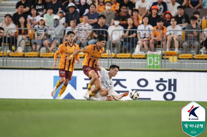 '반등 에너지'로 무장한 광주FC, 박태준-엄지성 연속골 김천 꺾고 2연…
