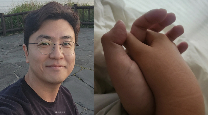 '박지윤과 이혼' 최동석 "잘 때도 내 손 꼭 잡고 자는 예쁜 녀석"