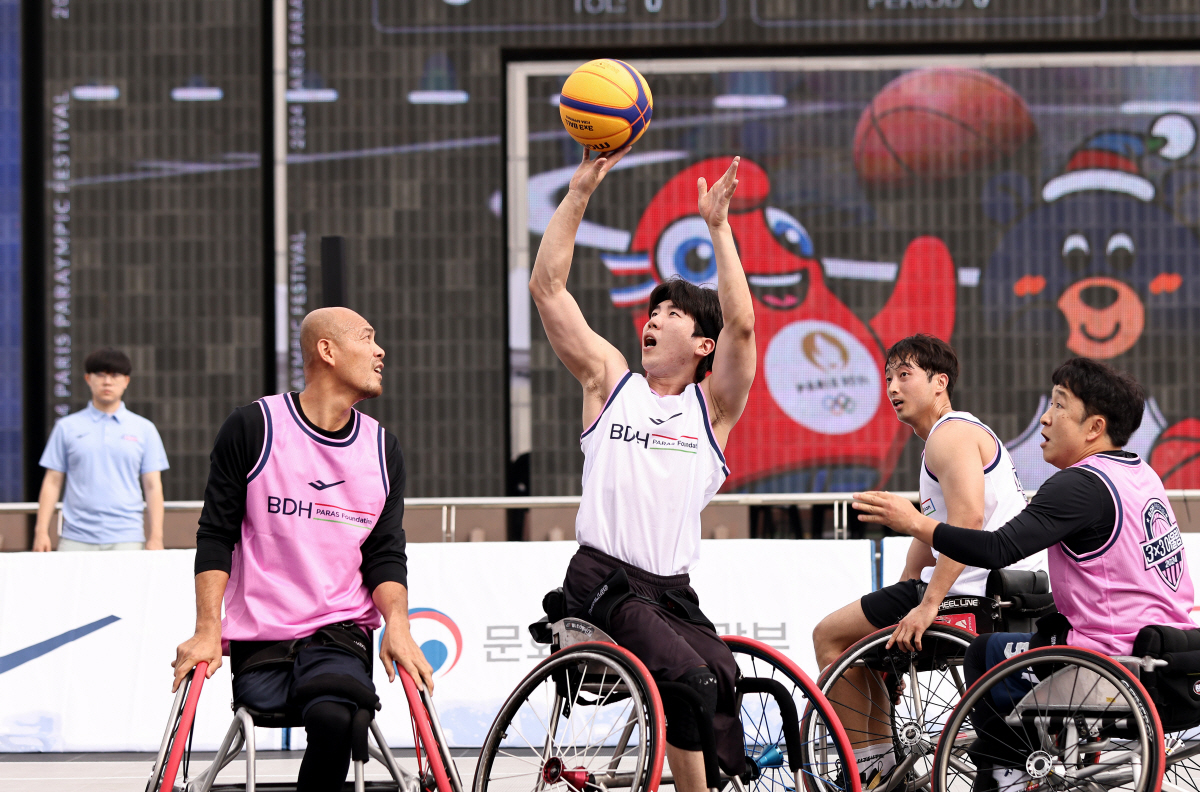 코웨이 노블, 파리패럴림픽 페스티벌 BDH 이사장배 '어울림 3X3휠체어…