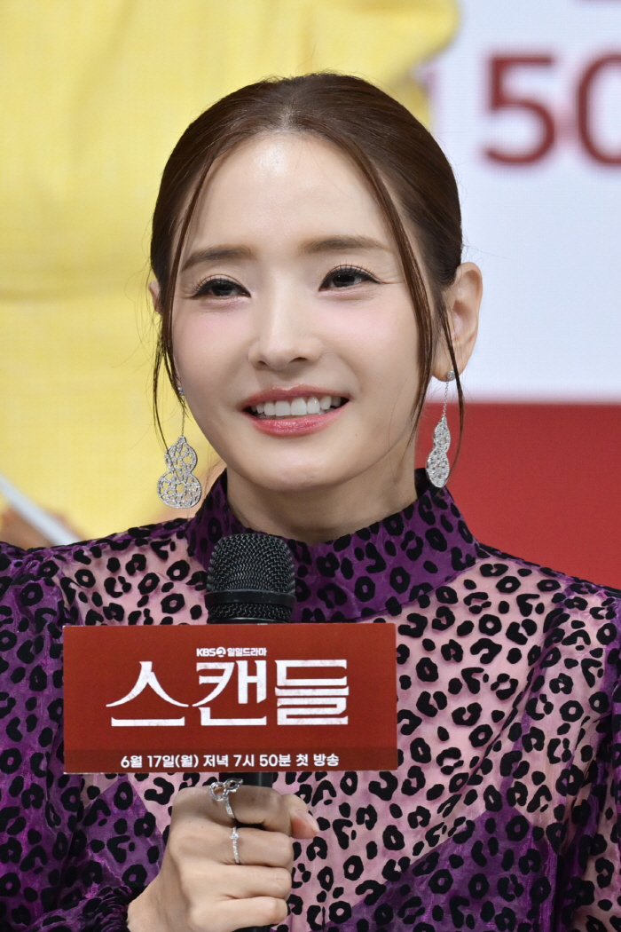 [SC현장] "예쁘고 매력적인 계모"…'스캔들' 한채영, 욕망 가득한 얼…