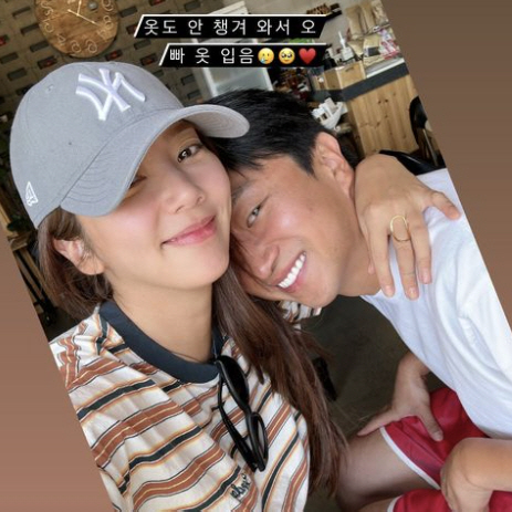 손담비♥이규혁, 카페서 '끌어안고 애정행각' 서슴지 않는 잉꼬부부