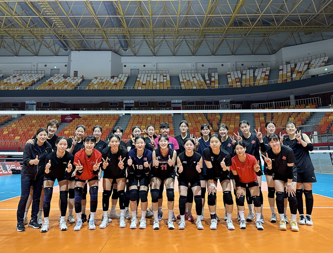 페퍼저축은행, U20 대표팀과 합동 훈련 성황리 종료