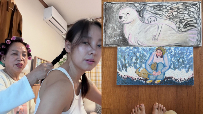 이효리, 톱스타→화가 변신 "근본 없는 취미 미술, 판매는 안 해요"