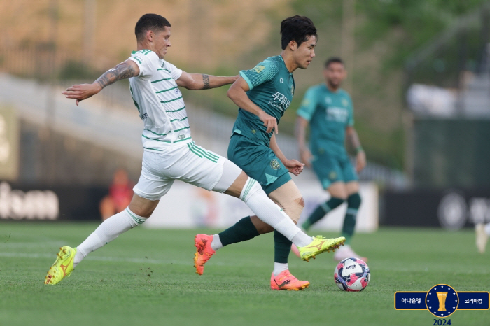 '자이언트 킬링' 김포, 'K1 명가' 전북에 1-0 승리 '창단 첫 8…