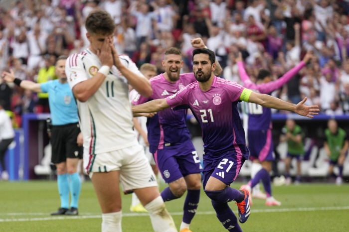 '전차군단의 위엄' 독일, '무시알라-귄도안 연속골' 헝가리에 2-0 승…