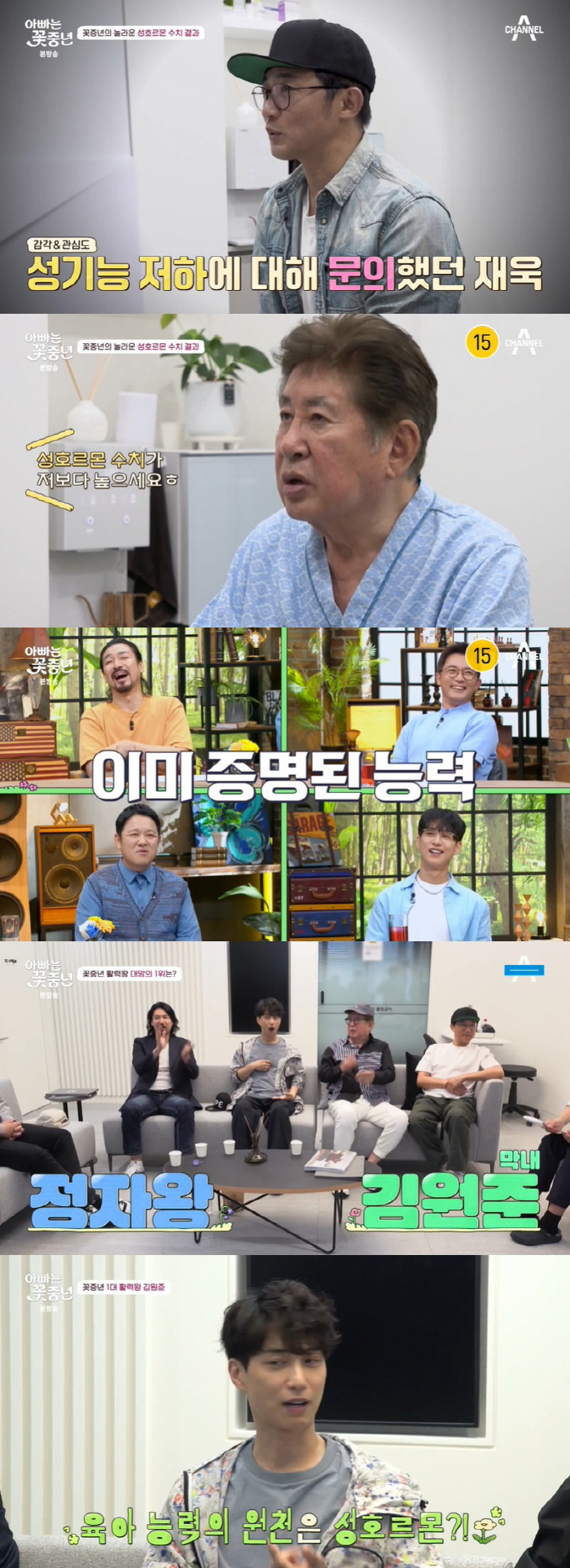 '79세' 김용건, 남성호르몬 수치에 의사도 깜짝 "나보다 높아" ('꽃…