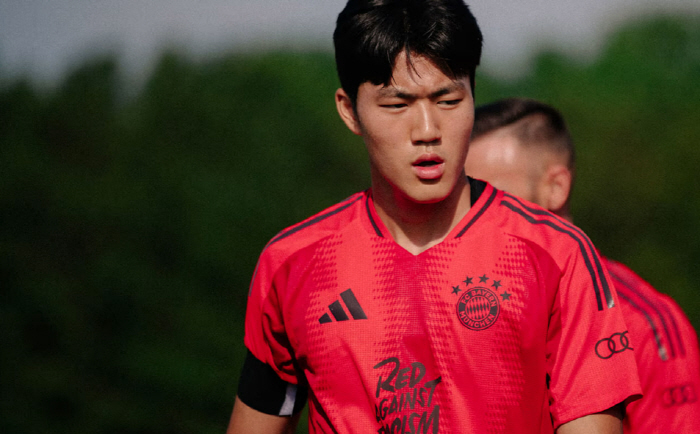 '0.2%의 확률' 수원 삼성 U-18 모경빈, 바이에른 뮌헨 2군 훈련…