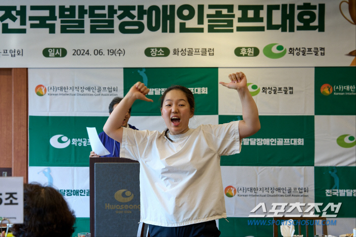 "11년차의 내공" 김선영 전국발달장애인골프 72타 우승!