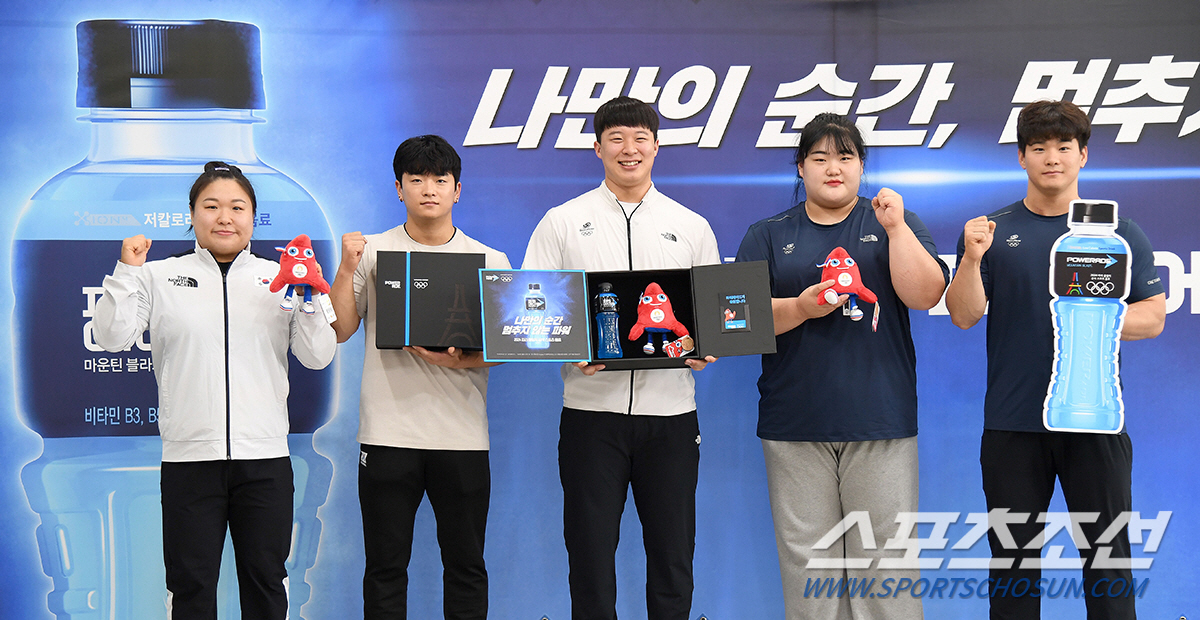 "진천에 온 '파워에이드X프리주' 깜짝기프트" 황선우X여서정X장우진 등 …