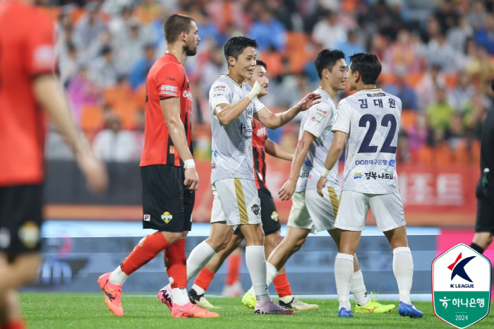 '황선홍 주먹 불끈!' 송창석 극장골로 광주 2-1로 꺾고 대전 2기 데…