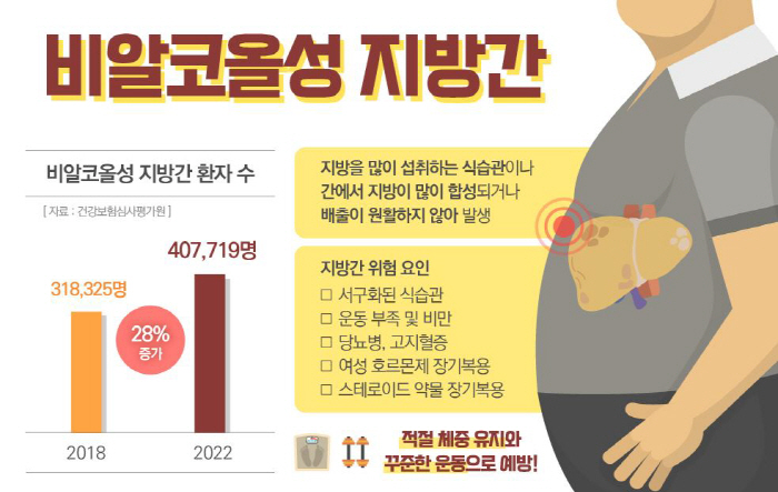 술 안 마시는데 지방간?…방치 땐 간경변·간암으로 악화