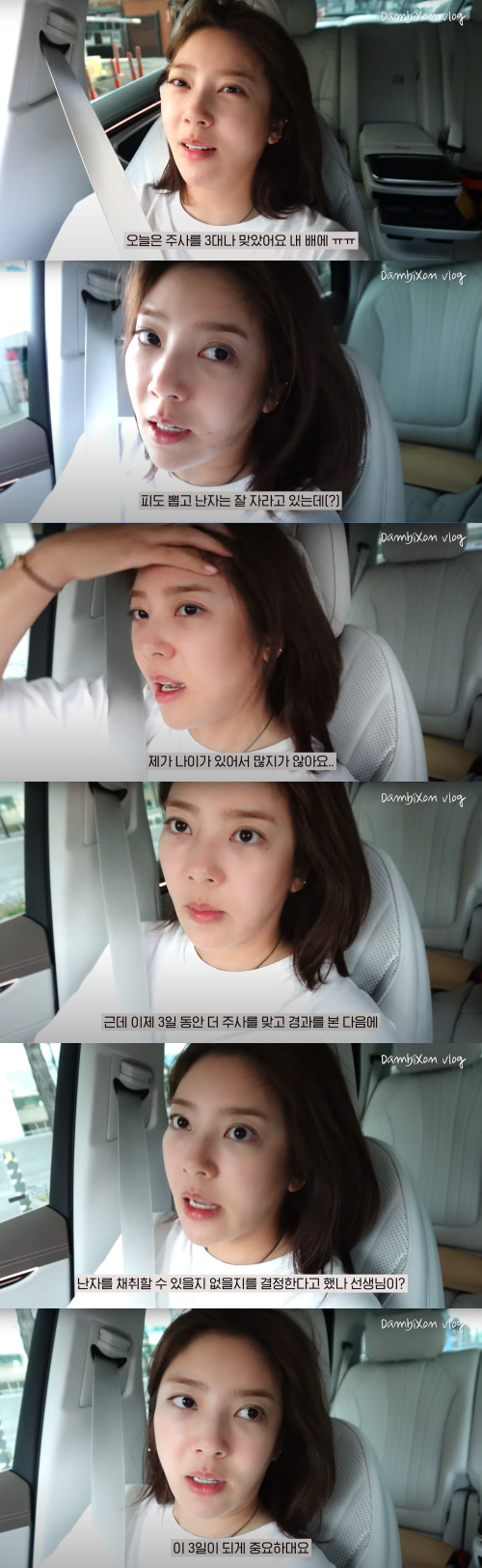 손담비, 시험관 2차 도전 "나이 있어서 난자 적다고.."(담비손)