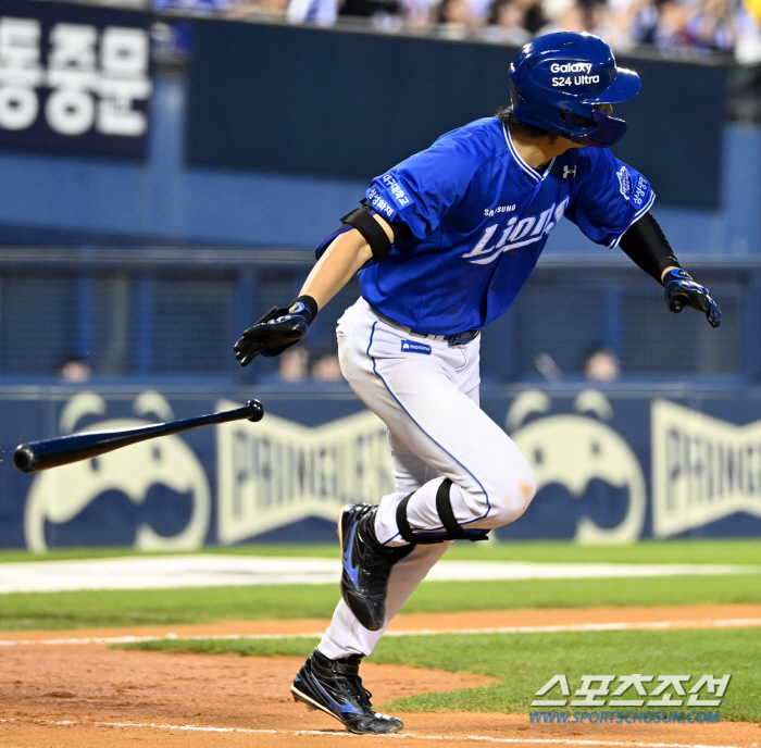 잠실 LG전 1무 4패 끝 첫 승. 함박웃음 박진만 "3루 꽉꽉 채우고 …