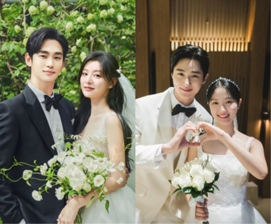 변우석♥김혜윤 '신혼' 공개→김수현♥김지원 미공개 웨딩 "선업튀·눈여 못…