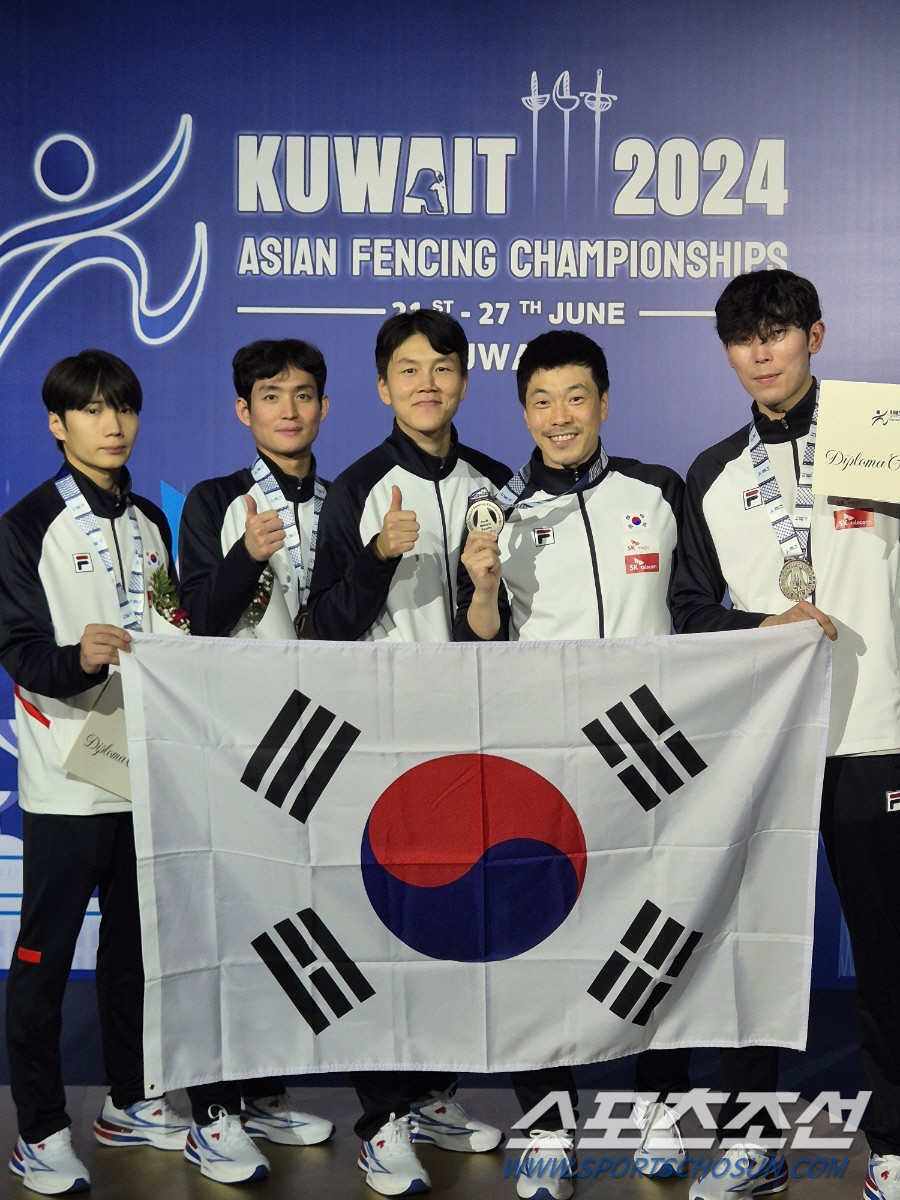 펜싱코리아.日에 뺏겼던 亞정상 탈환! '금4X은2X동5' 화려한 피날레