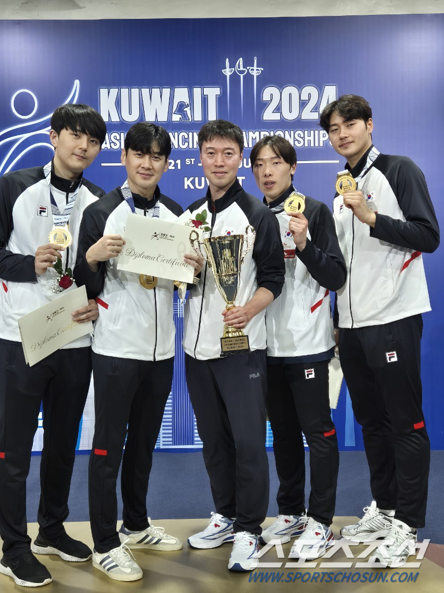 펜싱코리아.日에 뺏겼던 亞정상 탈환! '금4X은2X동5' 화려한 피날레