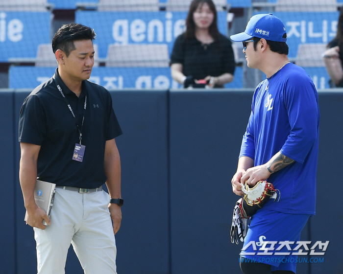 삼성맨 박병호, 한 달 만에 다시 찾은 KT위즈파크 [수원 현장]