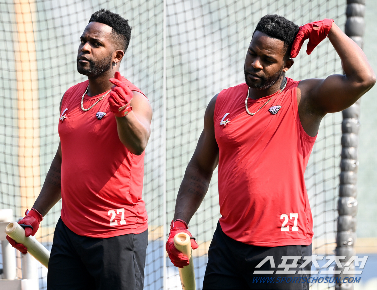 '올스타 뽑힐 만하네' 흥부자 에레디아의 카메라 앞 매력 발산, 야구도 …