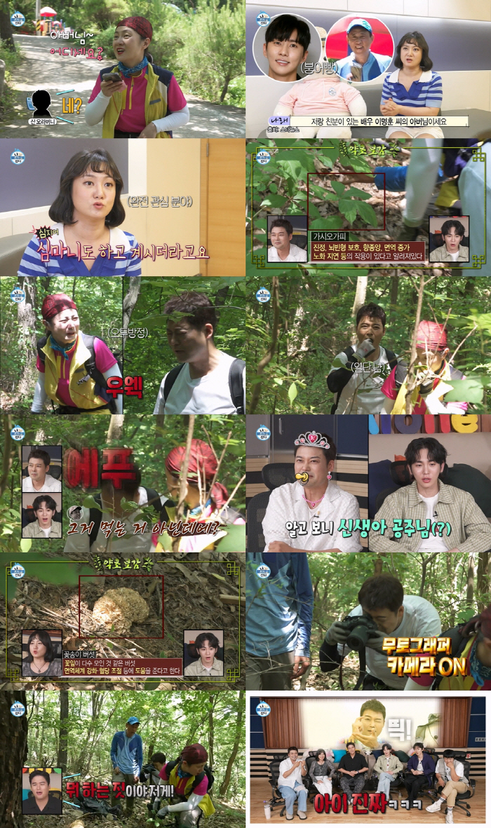 "먹는 거 아닌데?" 전현무X박나래, 약초 잎 먹방 후 '우웩' ('나혼…