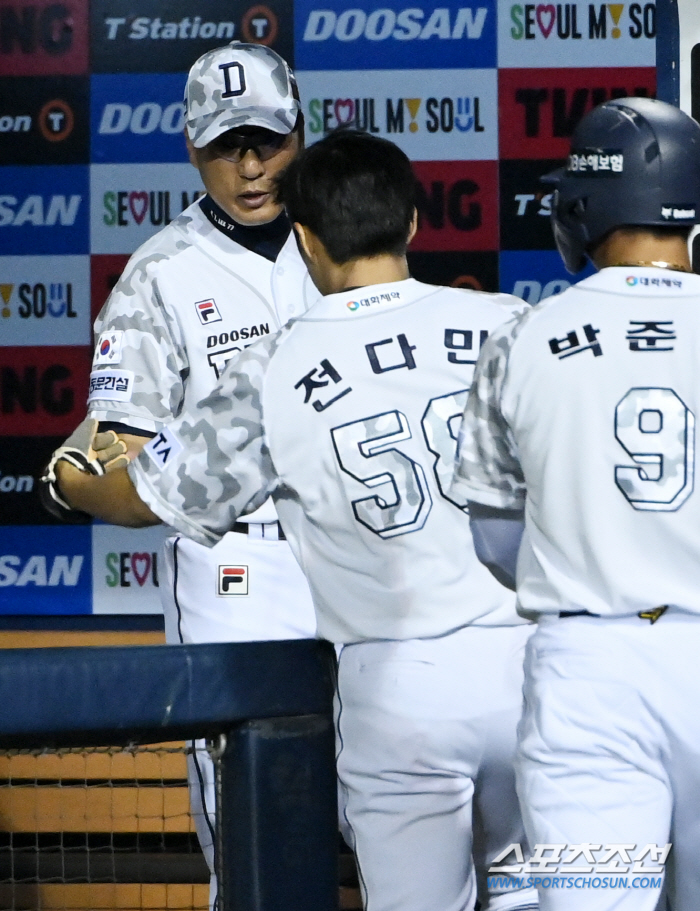 화수분 말랐다고? 제2의 정수빈이 뜬다. 데뷔 첫 안타+타점+적극적인 주…