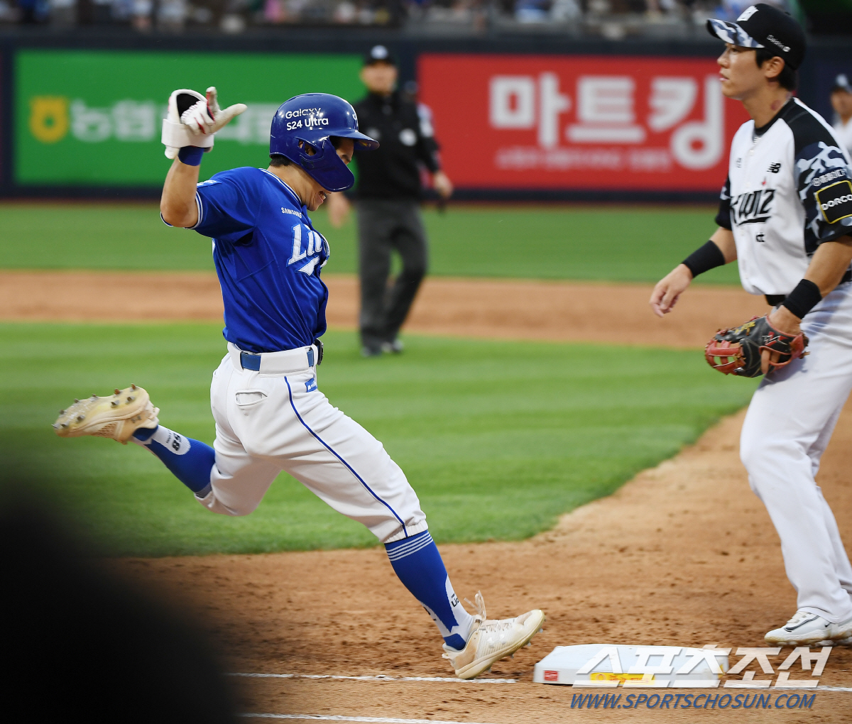 망연자실 구자욱vs파안대소 김상수, 4말 7-1 우천 취소에 극명하게 엇…