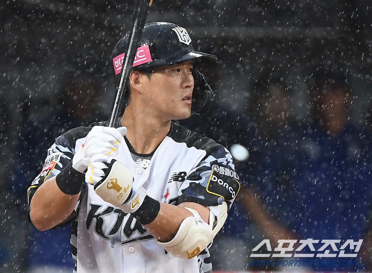 망연자실 구자욱vs파안대소 김상수, 4말 7-1 우천 취소에 극명하게 엇…