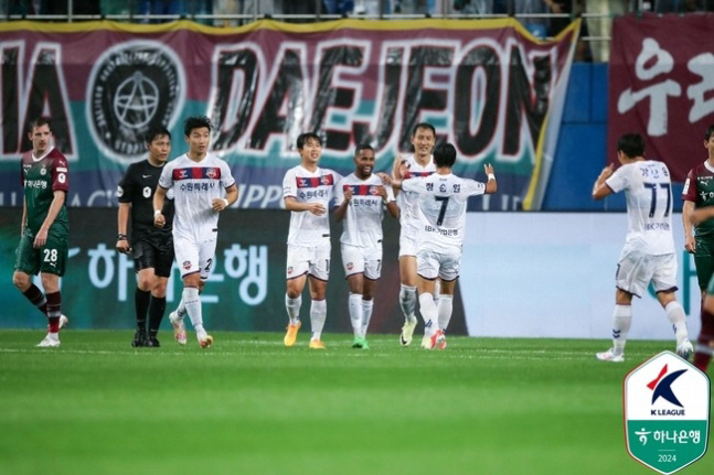 이승우 없었지만, 정승원-안데르손 있었다! 수원FC, 대전에 2-0 완승…