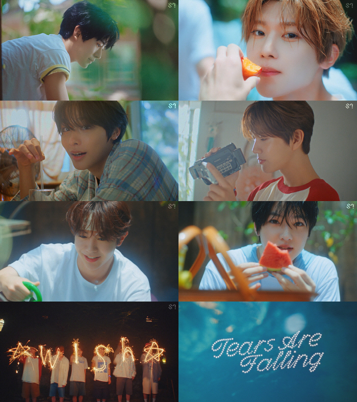힐링에 청량美까지 다 담았다..NCT WISH 서머 무비 '티어스 아 폴…