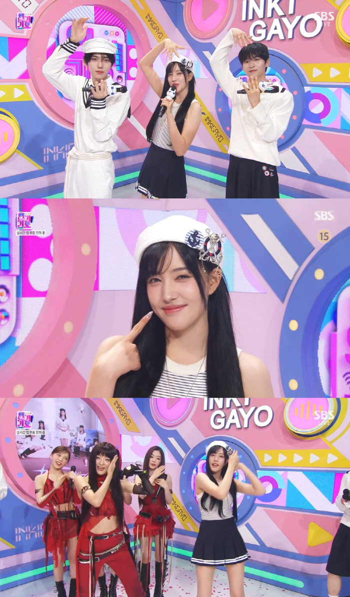 스테이씨 윤, '인기가요' 스페셜 MC까지 완벽 소화..비주얼→진행력까지…