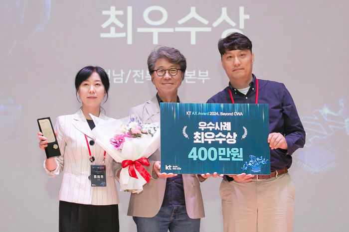 KT, AI 활용 업무 혁신 사례 시상…생산·효율성 확대 독려