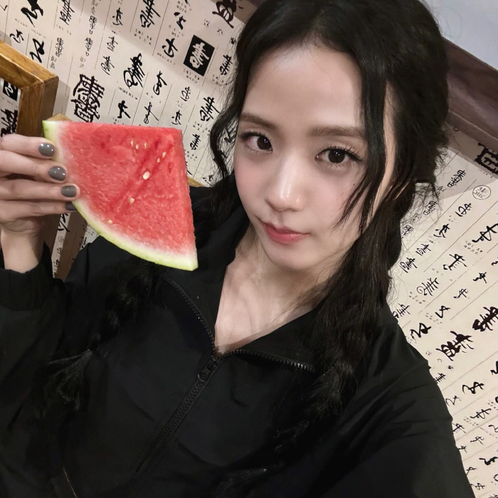 [SCin스타] 고양이 옆에 고양이! 블핑 지수, 놀랍도록 작은 얼굴