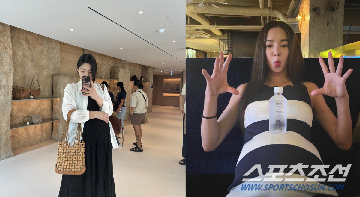 [SC초점] "몸무게 80kg 돌파, 배 위에 물통도 올라가" 만삭 D라…