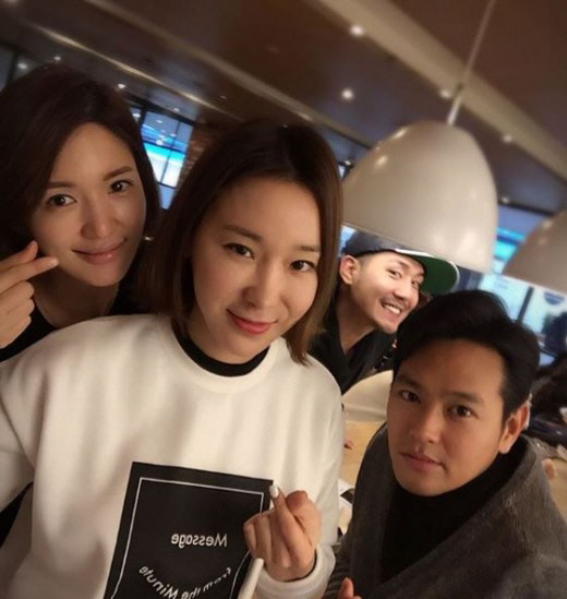 서지영은 없네? 이지혜, 샵 크리스·장석현 만났다 "촌스럽지만 너무 좋아…