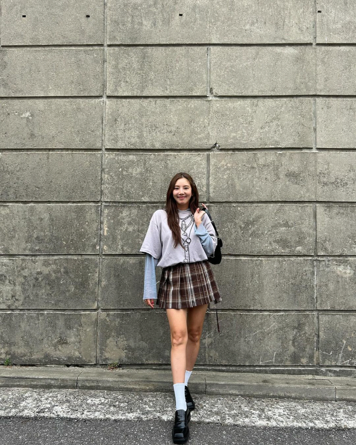손담비, 시험관 시술로 7kg 늘어도 날씬..초미니도 '거뜬'