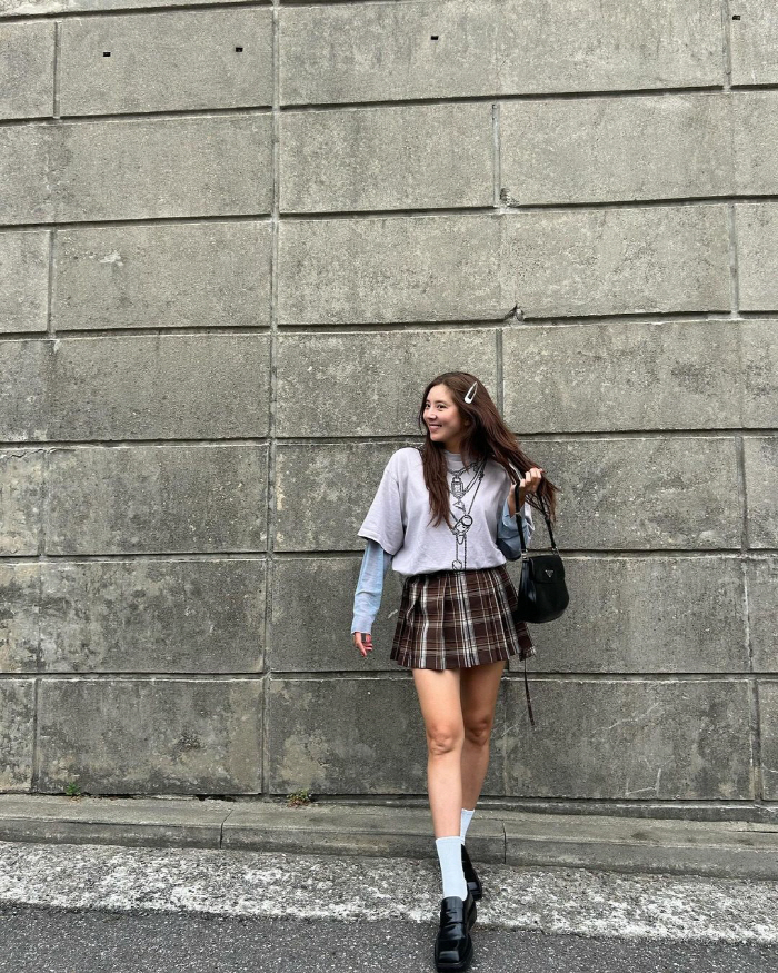 손담비, 시험관 시술로 7kg 늘어도 날씬..초미니도 '거뜬'