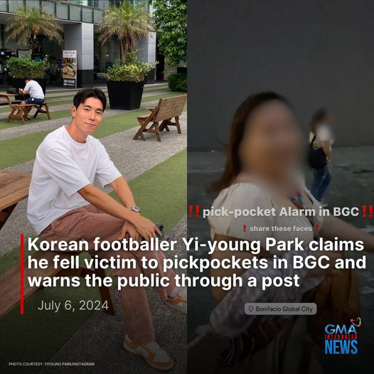 '충격' 분데스 출신 韓 선수, 필리핀서 여성 6명에게 소매치기 당해…추…