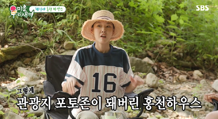 한혜진 "하루에 3팀 무단 침입..관광차까지" 시골살이 고충 ('미우새'…