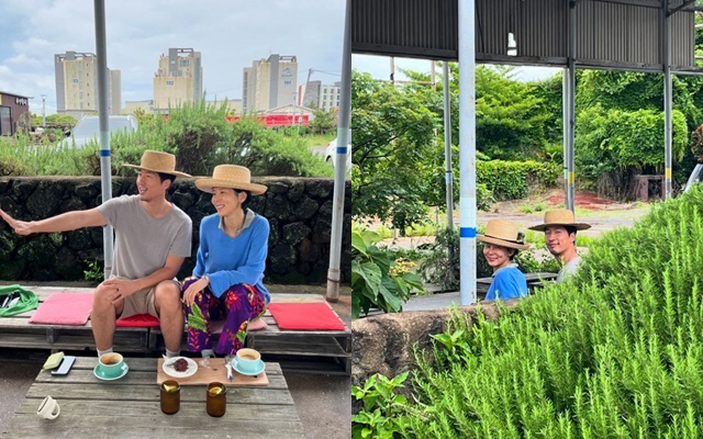 [SCin스타] '♥김나영' 백허그에 심쿵한 마이큐, 미소 한가득!